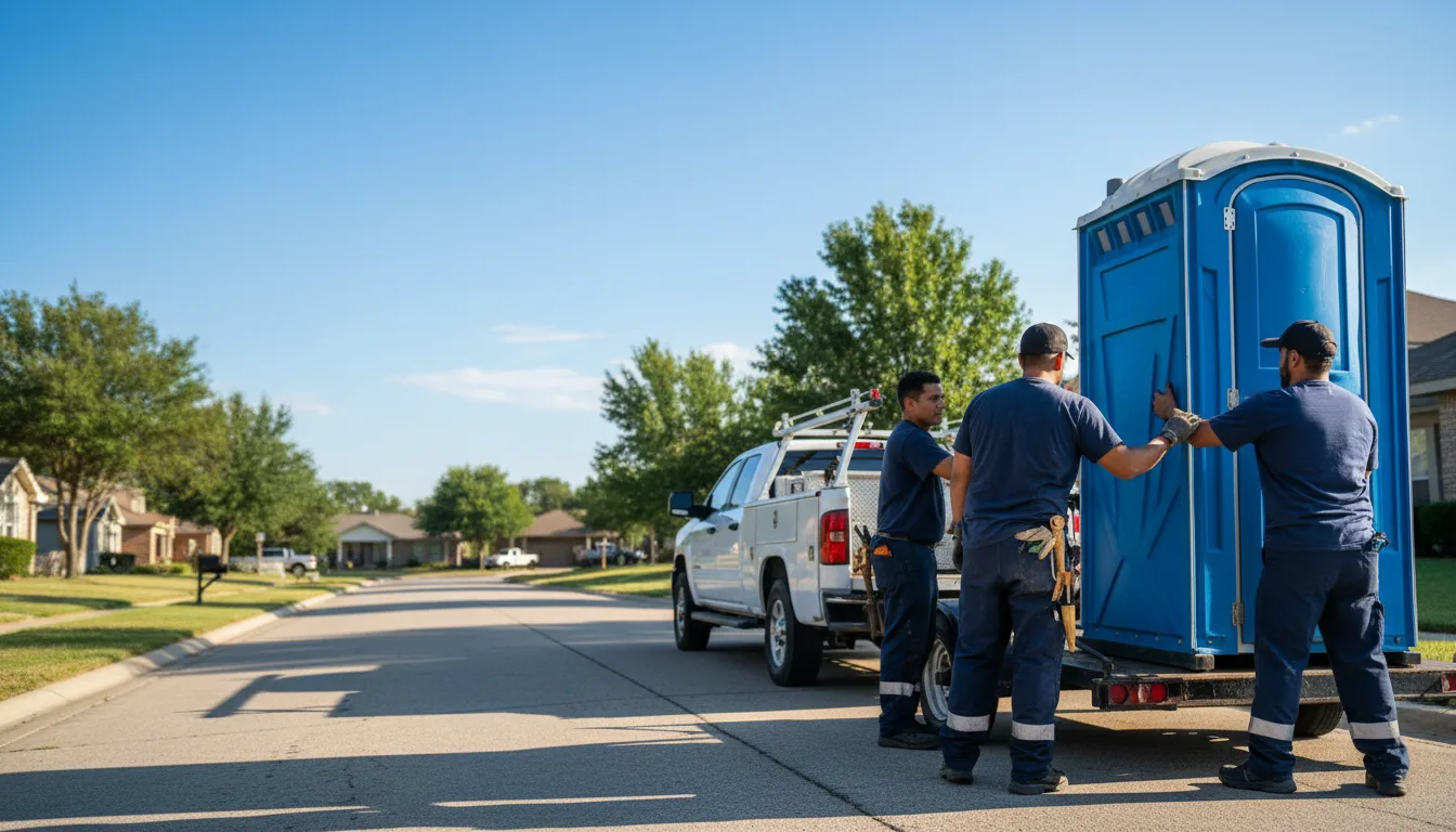 Portable Toilet Rental in Savoy, TX near me